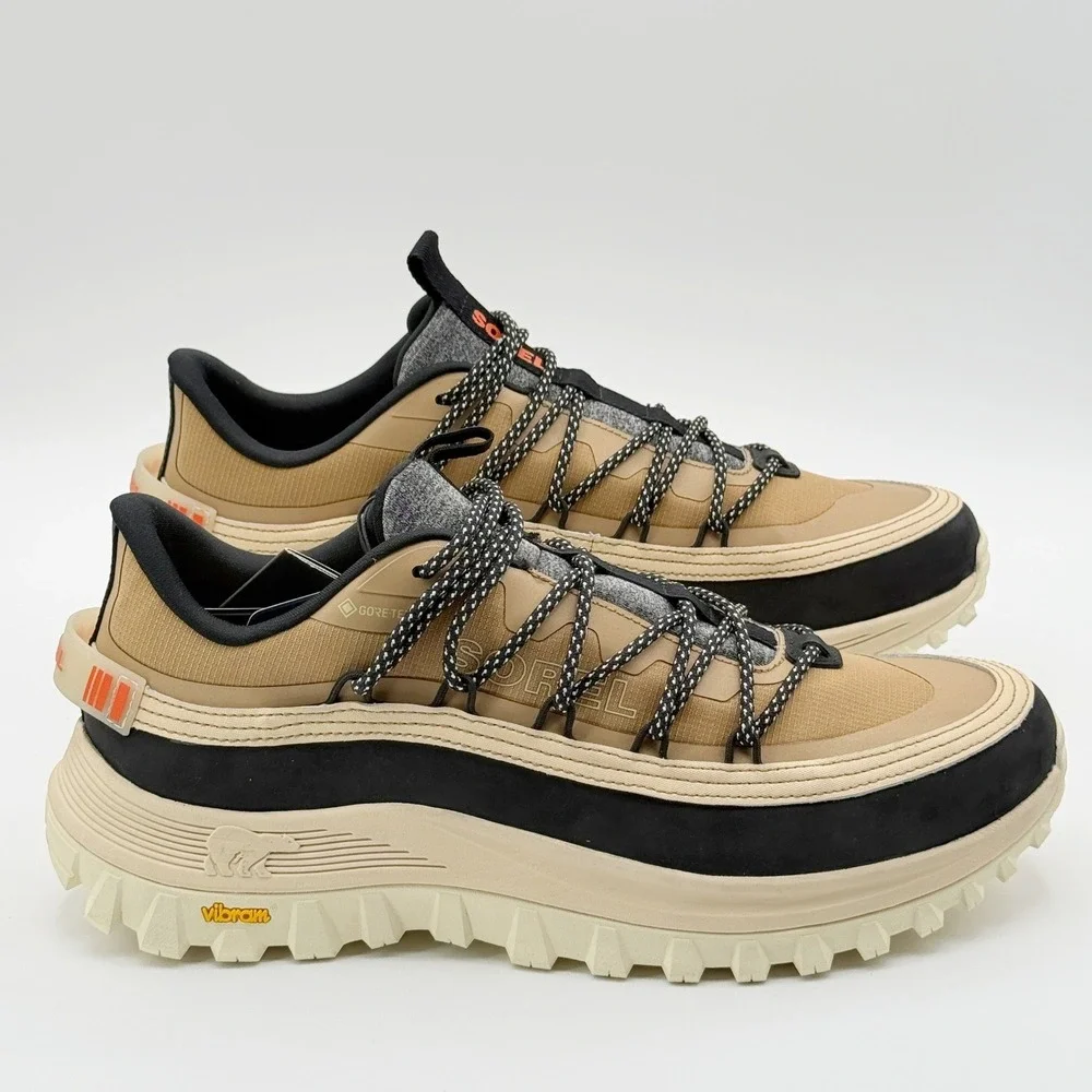 Sorel Callsign Horizon GTX Low Shoes Size 11 Mens Buff / Beige Waterproof NEW